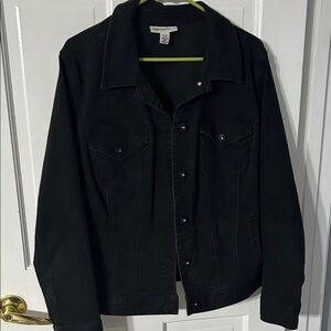 Style & Co. Black Jean Jacket
